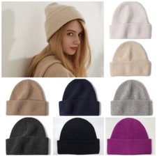 Mütze Winter Damen Wolle 100%