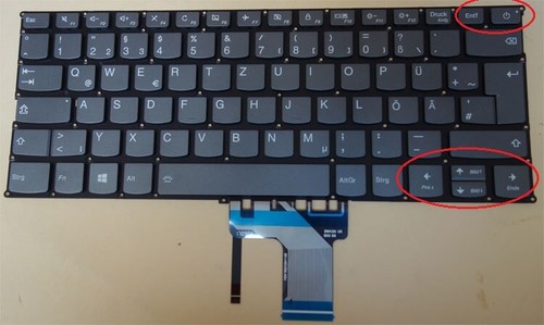 Tastatur lenovo ideapad - tastatur,
