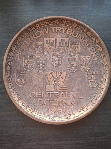 Gedenkteller 1979 piotrków - gedenkteller,