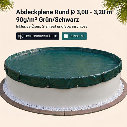 Winterabdeckung poolplane rund - poolplane,