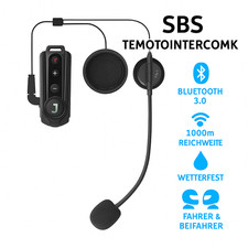 Motorrad Helm Sprechanlage Gegensprechanlage Intercom Headset BT V.3 FM F2 1000M