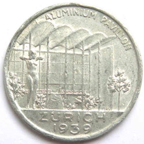 Medaille 1939 zürich schweiz - medaille,