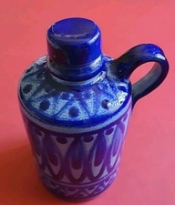 Elfriede Balzar Kopp Keramik Steinzeug Salzglasur Flasche Korken Henkel