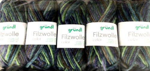Filzwolle color - (kg/48€),
