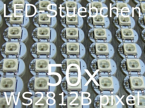 50x ws2812b rgb led - led, auf