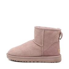 UGG Damen Classic Mini II Stiefel Rosa Wildleder Knöchelhoch Winterstiefel EU 38