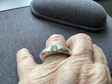 Massiver 925 Silberring mit