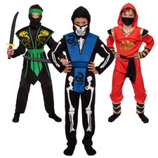 Halloween Skelett Ninja
