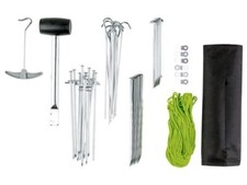 Zelt Zubehör Set 50 teilig Outdoor Zelt Strand Camping Ersatzteile Erdnägel Neu