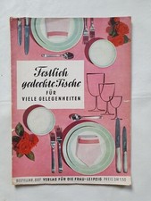 Festively laid tables for many