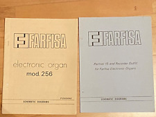 Farfisa 256  Schaltbild mit Partner 15 in Papier original
