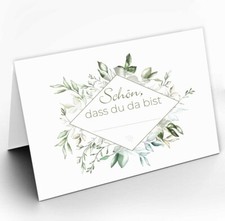 40 Tischkarten I DIN A7 I Platz-Karten Namens-Kärtchen Sitzplatz I dv_742