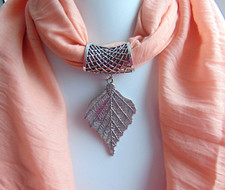 Blatt  Schmuck Schal Anhänger