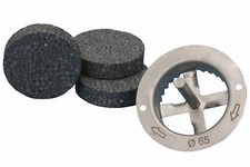 Styropor Rondelle Graphit