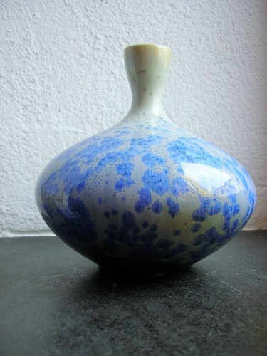 Keramik vase kristallin - keramik-vase, kristallin-glasur