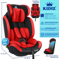 Kindersitz Kidiz 1+2+3 – für Kinder – verstellbar 9-36 kg 1-12 Jahre
