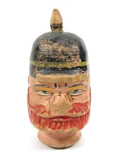Theaterfigur Holzkopf XIX Jh