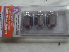 US Car Felgen 3x Radmutter Chrom 7/16 x 20 