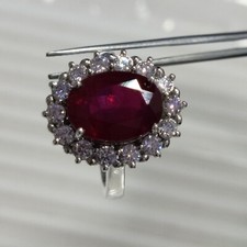 14K Weißgold 5,65 Ct