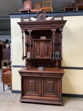 Sensationelles neorenaissance Säulen Aufsatz Buffet,  Lieferung möglich!