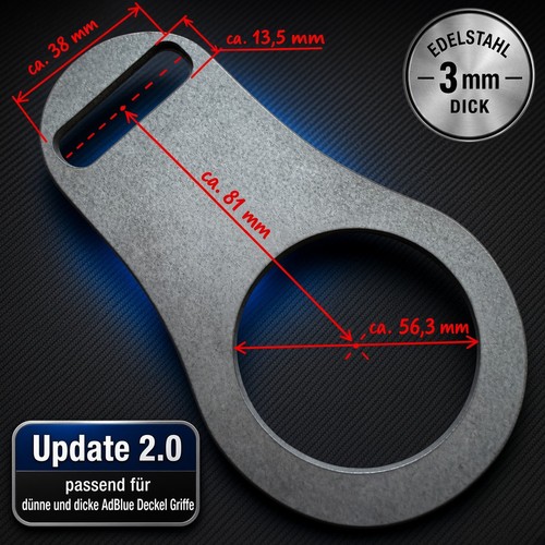 Adblue edelstahl v2a sicherung - edelstahl,
