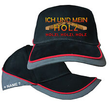 Kappe Basecape Zimmerer Hut Tischler Schreiner Förster Forstwirt Holzfäller Logo