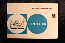 Bedienungsanleitung Gebrauchsanleitung Filmbearbeitungsgerät PENTAX 8K (S01)