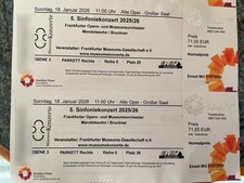2 Konzerttickets für 5