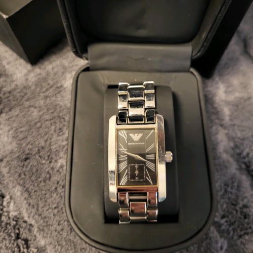 Emporio armani damenuhr - armani, silber