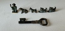 Sammlung 5 Bronze Figuren Mit
