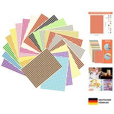 Bunte runde Punktaufkleber