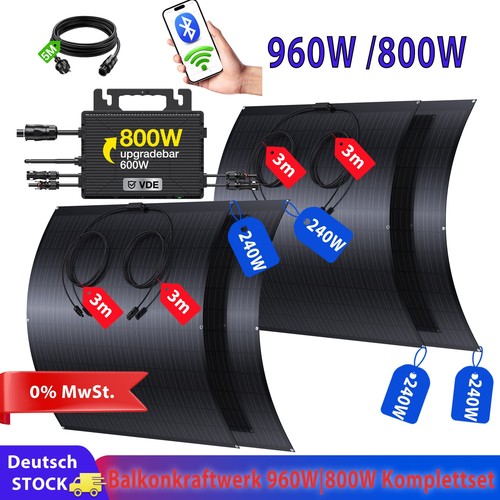 Balkonkraftwerk 960 watt - 960,