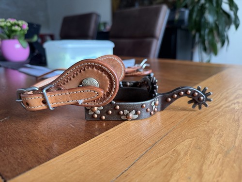 Westernsporen mit riemen neu - westernsporen,