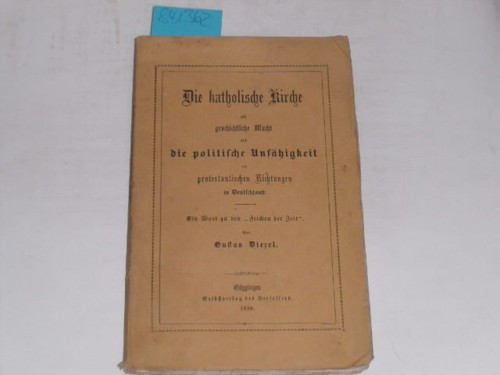 Diezel gustav die katholische - diezel,, gustav:die