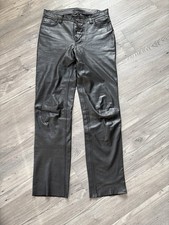 Lederhose Herren schwarz 5