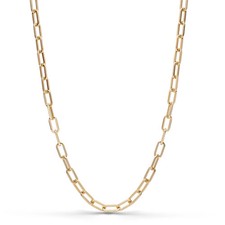 18k vergoldete gliederkette - 18k,