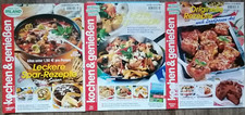 3 Zeitschriften KOCHEN & GENIEßEN  -  REZEPTE - APRIL SEPTEMBER DEZEMBER 2001