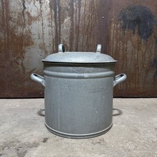 Alter Zink Topf großer