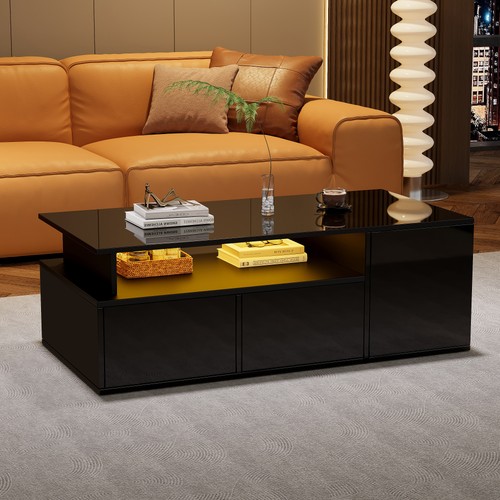 Modern couchtisch led licht - modern, led-licht