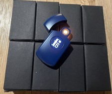 8x F6 USB Feuerzeug Heater Lighter Zigaretten Anzünder wiederaufladbar  LED Blau