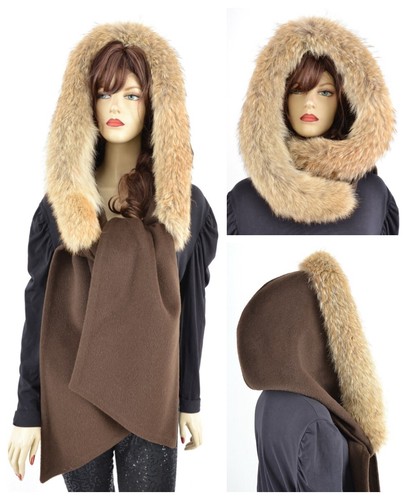 Z413 wool hat - scarf, with