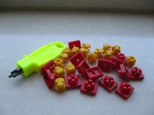 Playmobil-30 Stück X Verbinder rot-gelb