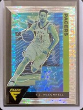 TJ McConnell - 2020-21 Panini Flux Basketball - Silver Pulsar Prizm #72