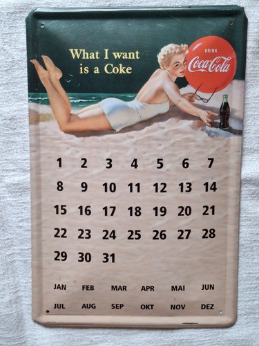 Coca cola werbeschild ewiger - coca,