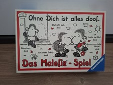 Malefiz Spiel ohne Dich Ist alles doof-Vollständig-Sheepworld-Ravensburger Schaf
