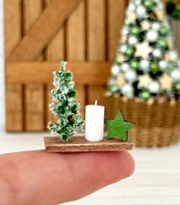 Miniatur 1:12 Puppenhaus - 1 Brett Dekoriert - Zubehör Dekoration Deko Wichtel