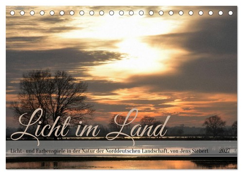 Licht land tischkalender - im, (tischkalender