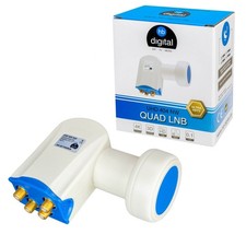 Quad LNB HB-DIGITAL 4 Teilnehmer direkt 4-fach LNC FULL Ultra HD 4K HD+ 3D SKY