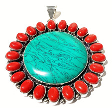 TÜRKIS, ROTE KORALLE