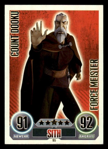 Count dooku force attax star - count,